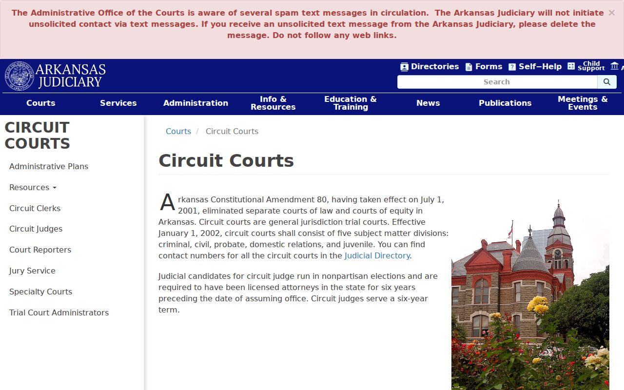 Marion County arrest warrant Circuit Court context