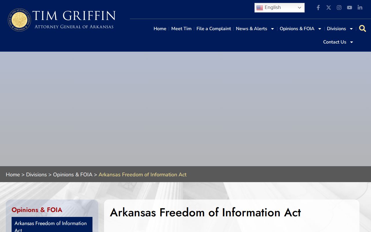 Arkansas FOIA guidance for Marion County municipal warrant records